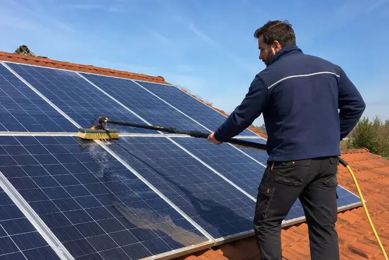 Nettoyage et entretien de panneaux solaires à Planès